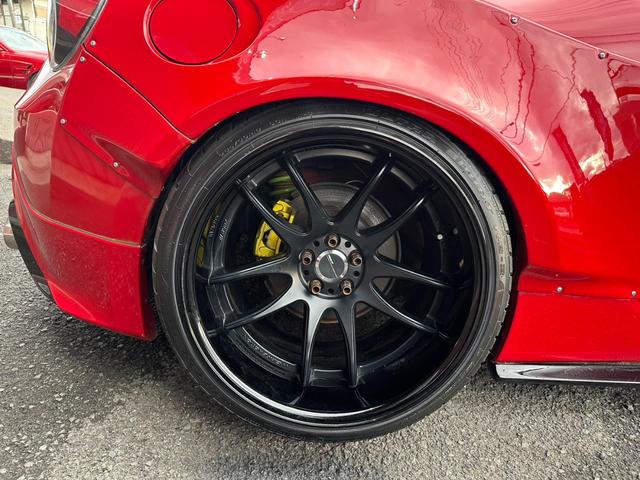 ８６ Ｇ　ロケットバニー前後ワイドフェンダー公認済み　ロケットバニーダックテール　ＷＯＲＫエモーション１８インチＡＷ　Ｓｔａｇｅ２１フロントリップ　ＴＲＤリヤハーフスポイラー　３２６車高調　風間オートロアアーム（44枚目）