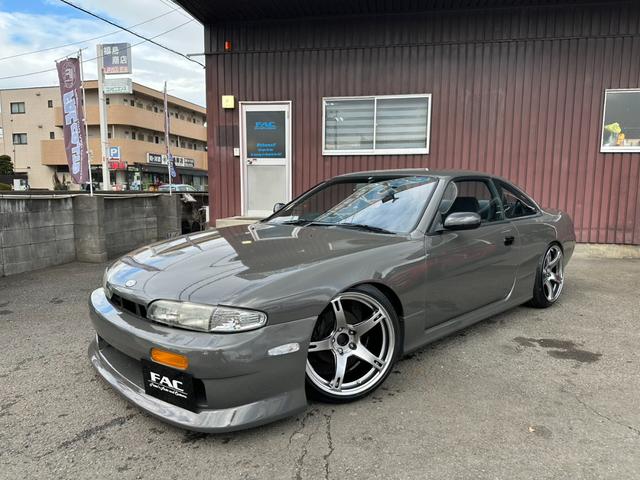 シルビア Ｋ’ｓタイプＳ　スーパーハイキャスパッケージ　機械式ＬＳＤ　フルタップ車高調　ＣＳＴ１８インチＡＷ　社外ラジエター　社外マフラー　ＡＰＥＸエアクリ（2枚目）