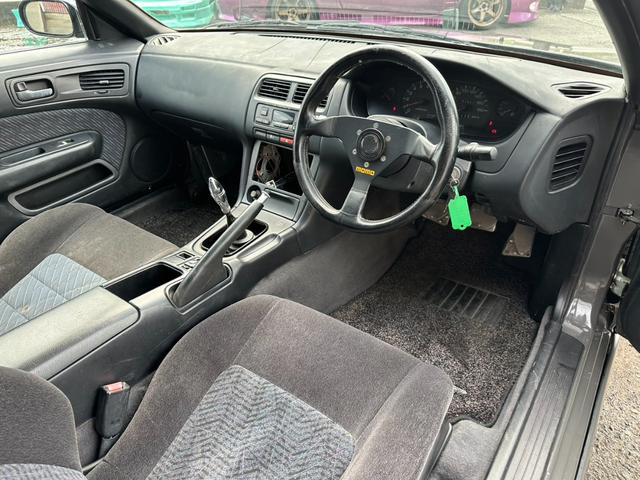 シルビア Ｋ’ｓタイプＳ　スーパーハイキャスパッケージ　機械式ＬＳＤ　フルタップ車高調　ＣＳＴ１８インチＡＷ　社外ラジエター　社外マフラー　ＡＰＥＸエアクリ（4枚目）