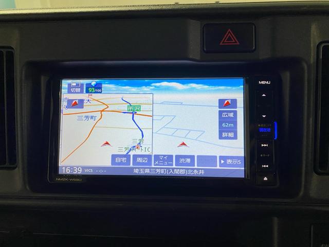 ハイゼットカーゴ クルーズＳＡＩＩＩ　４ＷＤ　メモリーナビ　フルセグ　Ｂｌｕｅｔｏｏｔｈオーディオ　ドライブレコーダー　ＵＳＢ入力端子　ＥＴＣ　ＤＶＤ再生　衝突被害軽減システム　アイドリングストップ　キーレスエントリー　クリアランスソナー（8枚目）