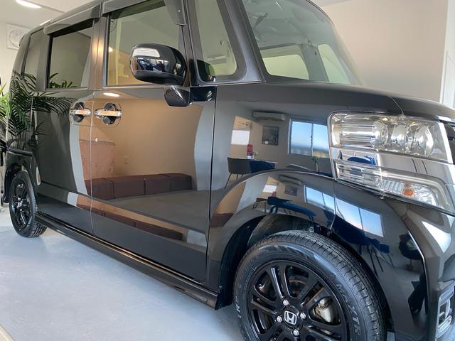Ｎ－ＢＯＸカスタム Ｇ　ＳＳブラックスタイルパッケージ　禁煙車　新品タイヤ　全国対応１年保証付き　衝突被害軽減システム　両側電動スライドドア　ナビ　ＴＶ　Ｂｌｕｅｔｏｏｔｈオーディオ　アイドリングストップ　盗難防止システム　スマートキー　オート格納ミラー（48枚目）