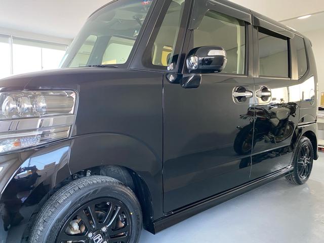 Ｎ－ＢＯＸカスタム Ｇ　ＳＳブラックスタイルパッケージ　禁煙車　新品タイヤ　全国対応１年保証付き　衝突被害軽減システム　両側電動スライドドア　ナビ　ＴＶ　Ｂｌｕｅｔｏｏｔｈオーディオ　アイドリングストップ　盗難防止システム　スマートキー　オート格納ミラー（49枚目）