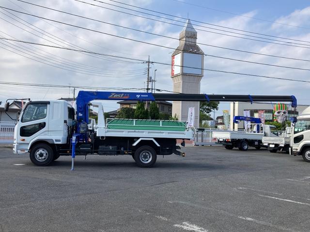 ファイター 三菱ふそう　中型クレーン付ダンプ　最大積載２２５０ｋｇ　タダノ製４段（２．９３ｔ吊）クレーン　Ｒ２年９月製　ラジコン　フックイン　警報型　新明和製一方開ダンプ　Ｒ２年１２月製　自動シート　最大積載量２２５０ｋｇ　標準幅（5枚目）