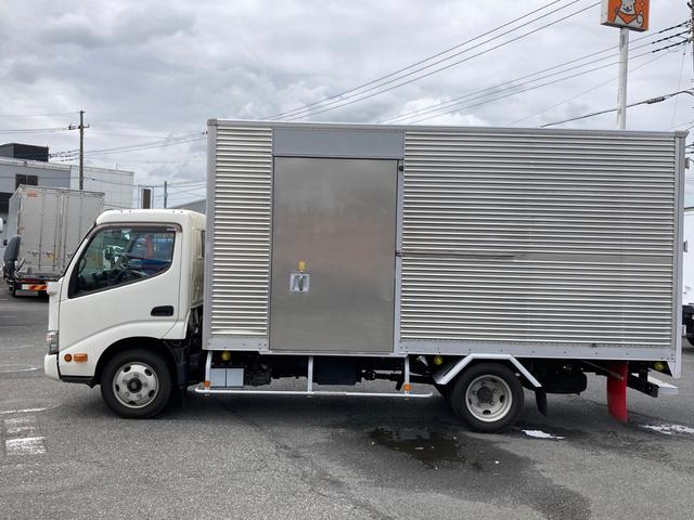 デュトロ 日野 小型 アルミバン 最大積載2000kg トランテックス製アルミバン R1年9月製 左スライド扉 標準ロングボディー(5枚目)