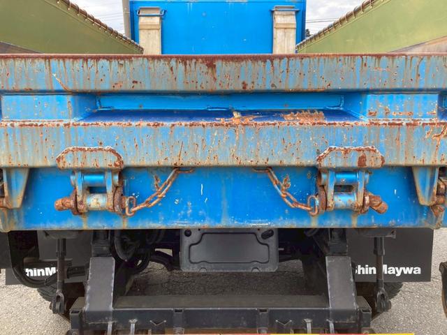 ヒノレンジャー 日野 中型 ローダーダンプ 最大積載2550kg 新明和製ローダーダンプ H31年1月製 クイック自動シート リア丸ピン加工 アルミブリッジ付き 最大積載量2550kg 6MT(31枚目)