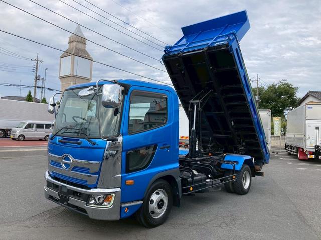 ヒノレンジャー 日野 中型 ローダーダンプ 最大積載2550kg 新明和製ローダーダンプ H31年1月製 クイック自動シート リア丸ピン加工 アルミブリッジ付き 最大積載量2550kg 6MT(32枚目)