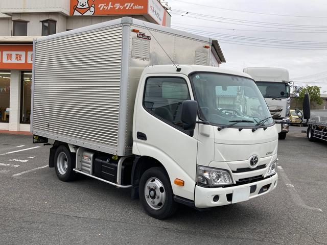 ダイナトラック トヨタ 小型 アルミバン 最大積載2000kg 日本フルハーフ製アルミバン H27年8月製 壁フック8個 AT2ペダル(2枚目)