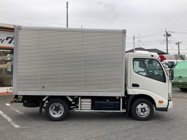 ダイナトラック トヨタ 小型 アルミバン 最大積載2000kg 日本フルハーフ製アルミバン H27年8月製 壁フック8個 AT2ペダル(6枚目)