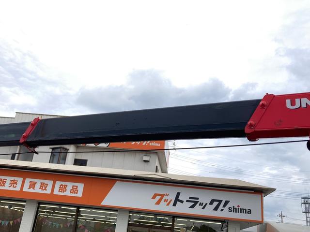 ダイナトラック 日野 小型クレーン付平 最大積載量3500kg ユニック車段(2.93t吊)URR294RKK H29年3月製 アウトリガー差違 ラジコン フックインセイコーラック2個 最大積載量3500kg ワイド超ロングボディー(11枚目)