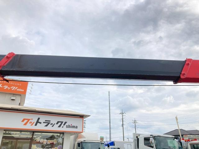 ダイナトラック 日野 小型クレーン付平 最大積載量3500kg ユニック車段(2.93t吊)URR294RKK H29年3月製 アウトリガー差違 ラジコン フックインセイコーラック2個 最大積載量3500kg ワイド超ロングボディー(30枚目)