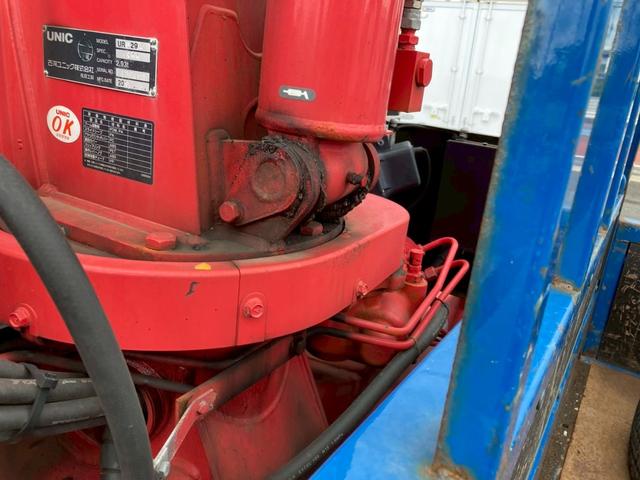 ダイナトラック 日野 小型クレーン付平 最大積載量3500kg ユニック車段(2.93t吊)URR294RKK H29年3月製 アウトリガー差違 ラジコン フックインセイコーラック2個 最大積載量3500kg ワイド超ロングボディー(33枚目)