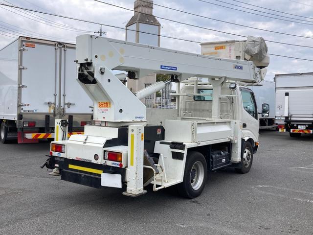 デュトロ アイチ製高所作業車 SH15B 14.6m H24年7月製 FRPバッケット ウインチ付 電工仕様 アワーメーター4938h(3枚目)