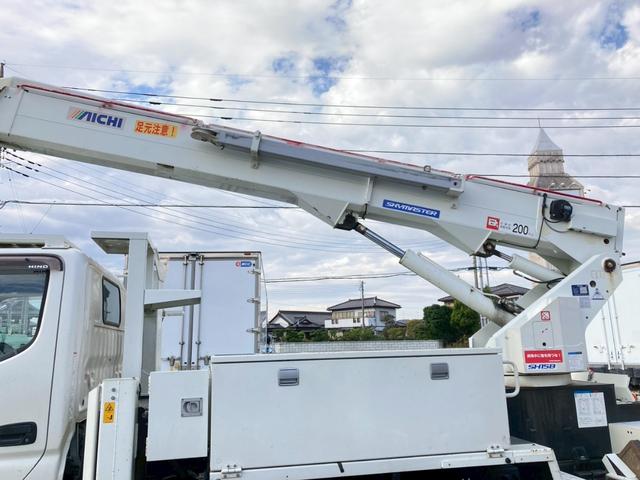 デュトロ アイチ製高所作業車 SH15B 14.6m H24年7月製 FRPバッケット ウインチ付 電工仕様 アワーメーター4938h(34枚目)