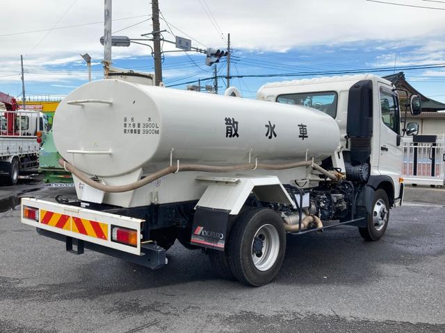 ヒノレンジャー 日野 中型 散水車 3900L 最大積載3900kg 極東製散水車 3900L R2年5月製 PTO式ポンプ 前方圧力/後方重力 散水ホース 最大積載量3900kg(3枚目)