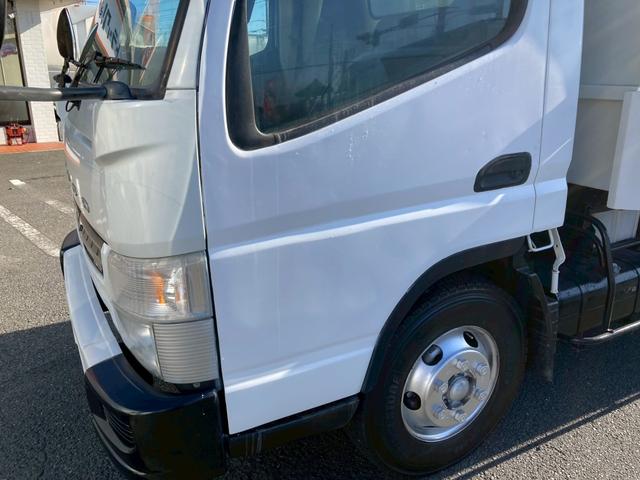 キャンター 三菱ふそう　小型ワイドダンプ　最大積載４０００ｋｇ　新明和製ワイドダンプ　Ｈ２７年８月製　手動シート　リア丸ピン加工　ワイド幅　最大積載量４０００ｋｇ（27枚目）