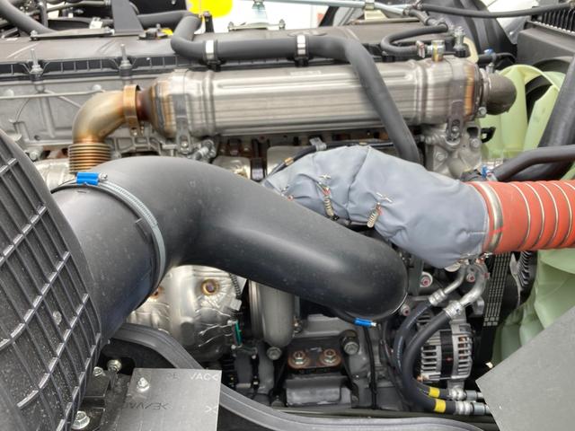 スーパーグレート 三菱ふそう　大型深ダンプ　最大積載９２００ｋｇ　新明和製深ダンプ（土砂禁止）Ｒ７年４月製　２４立米　リア片開き　ハイルーフ　アルミホイール　シフトパイロット２ペダル　最大積載量９２００ｋｇ　２２ｔベースの未稼働車（21枚目）