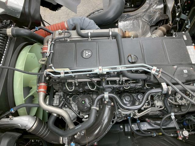 スーパーグレート 三菱ふそう　大型深ダンプ　最大積載９２００ｋｇ　新明和製深ダンプ（土砂禁止）Ｒ７年４月製　２４立米　リア片開き　ハイルーフ　アルミホイール　シフトパイロット２ペダル　最大積載量９２００ｋｇ　２２ｔベースの未稼働車（37枚目）