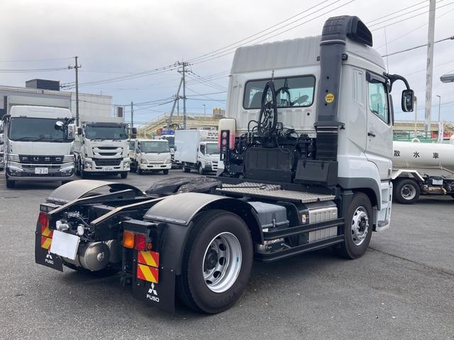 スーパーグレート 三菱ふそう　トラクターヘッド　第５輪荷重１１５００ｋｇ　ソーシン製カプラー　Ｒ６年２月製　ハイルーフ　シフトパイロット２ペダル　未稼働車　第５輪荷重１１５００ｋｇ（3枚目）