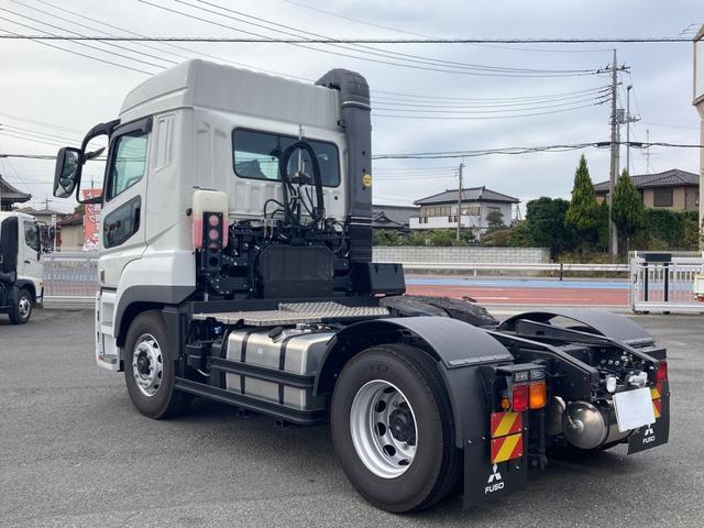 スーパーグレート 三菱ふそう　トラクターヘッド　第５輪荷重１１５００ｋｇ　ソーシン製カプラー　Ｒ６年２月製　ハイルーフ　シフトパイロット２ペダル　未稼働車　第５輪荷重１１５００ｋｇ（4枚目）