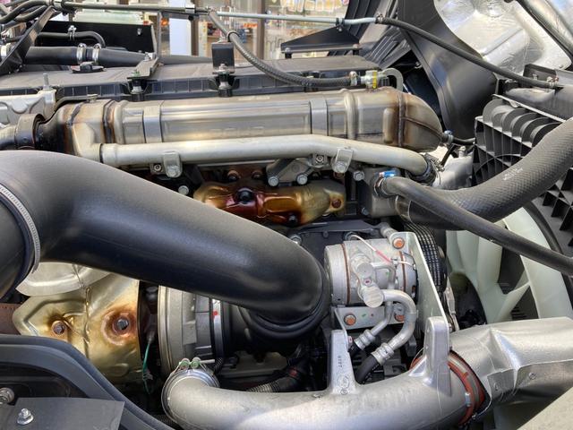 スーパーグレート 三菱ふそう　大型土砂禁ダンプ　最大積載８３００ｋｇ　新明和製土砂禁ダンプ　１７．３立米　Ｒ６年６月製　リア片開き　ハイルーフ　７ＭＴ　未稼働車（21枚目）