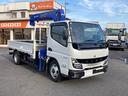 キャンター ふそう 小型 クレーン付平ボディー 最大積載2000kg タダノ4段(2.63t吊)ZX264HRSA R5年8月製 ラジコン フックイン 警報型 セイコーラック2個 標準ロングボディー 中古車画像_2