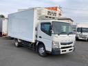 キャンター ふそう 小型 低温冷蔵冷凍バン 最大積載2950kg 東プレ製-30°C設定冷凍機 H29年11月製 東プレ製箱 2エバ 左スライド扉 リア3枚扉 ラッシングレール2段 デュオニック2ペダル ワイド ロング 中古車画像_2