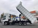 スーパーグレート 三菱ふそう　大型深ダンプ　最大積載９２００ｋｇ　新明和製深ダンプ（土砂禁止）Ｒ７年４月製　２４立米　リア片開き　ハイルーフ　アルミホイール　シフトパイロット２ペダル　最大積載量９２００ｋｇ　２２ｔベースの未稼働車（5枚目）