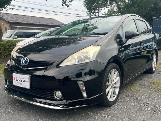 プリウスアルファ Ｇツーリングセレクション　ユーザー様買取車両　ハイブリッドメインバッテリー交換済　バックカメラ　純正１７インチアルミ　ＬＥＤヘッドライト　クルコン　ＥＴＣ　モデリスタフロントエアロ　現状販売車　納車時内外装クリーニング施工（24枚目）