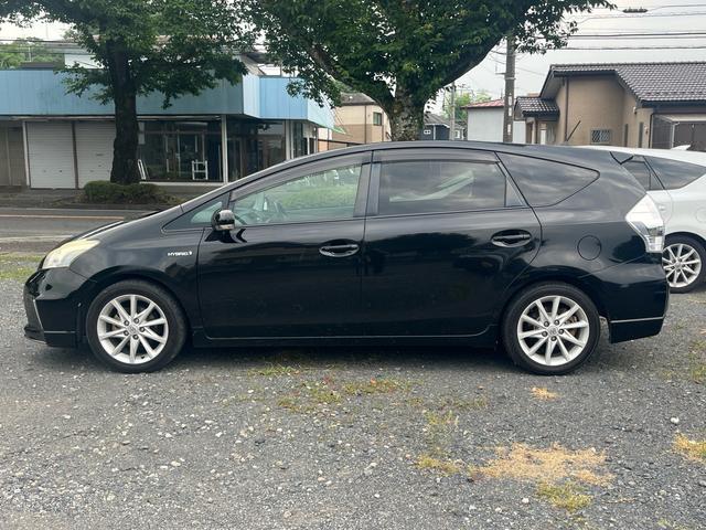 プリウスアルファ Ｇツーリングセレクション　ユーザー様買取車両　ハイブリッドメインバッテリー交換済　バックカメラ　純正１７インチアルミ　ＬＥＤヘッドライト　クルコン　ＥＴＣ　モデリスタフロントエアロ　現状販売車　納車時内外装クリーニング施工（26枚目）