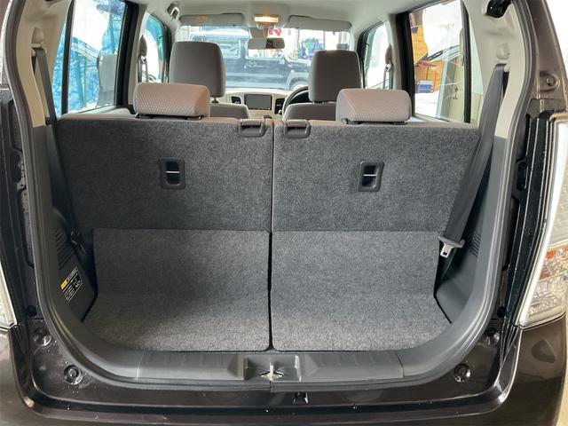 ワゴンＲ ＦＺ　４ＷＤ　ナビ　ＴＶ　Ｂｌｕｅｔｏｏｔｈ　左右シートヒーター　スマートキー　プッシュスタート　純正アルミホイール　フルフラット　アイドリングストップ　衝突被害軽減システム（11枚目）