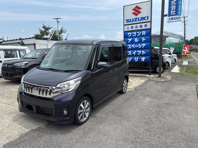 ｅＫスペースカスタム カスタムＴ　ｅ－アシスト　４ＷＤ　納車時新品タイヤ　両側電動スライドドア　ヘッドランプ　ＨＩＤ　シートヒーター　バックモニター　プッシュスタート　スマートキー　オートエアコン（7枚目）