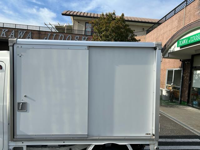 ハイゼットトラック 保冷車 カラー鋼板簡易保冷車 AT 走行距離38580km エアコン パワステ 運転席エアバック 両側スライドドア リア観音開き(90度ストッパー付き)(12枚目)