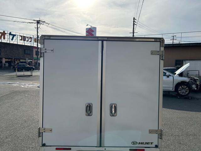 ハイゼットトラック 保冷車 カラー鋼板簡易保冷車 AT 走行距離38580km エアコン パワステ 運転席エアバック 両側スライドドア リア観音開き(90度ストッパー付き)(13枚目)