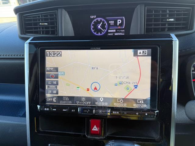 トール カスタムＧ　リミテッド　ＳＡＩＩＩ　ワンオーナー　ＡＬＰＩＮＥ　社外ナビ　ＴＶ　Ｂｌｕｅｔｏｏｔｈ　スマートキー　プッシュスタート　ＥＴＣ　両側電動スライドドア　純正アルミ（12枚目）