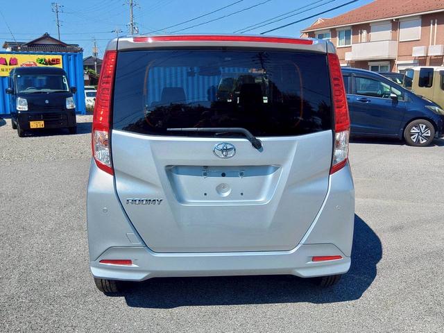 ルーミー G 後期 純正SDナビ 両側電動スライドドア 衝突軽減ブレーキ LEDヘッドライト タイヤ新品 アルミホイール ドラレコ前後 クリアランスソナー 車検2年 スマートキー 1オーナー GOO鑑定 保証整備付(6枚目)