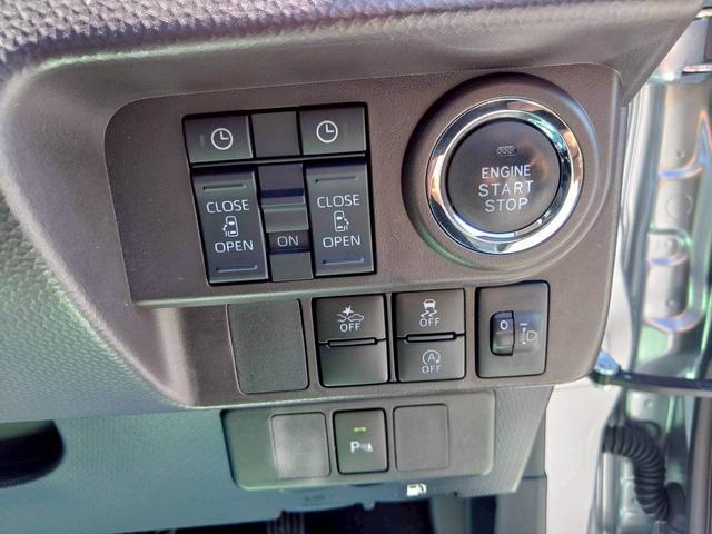 ルーミー G 後期 純正SDナビ 両側電動スライドドア 衝突軽減ブレーキ LEDヘッドライト タイヤ新品 アルミホイール ドラレコ前後 クリアランスソナー 車検2年 スマートキー 1オーナー GOO鑑定 保証整備付(14枚目)