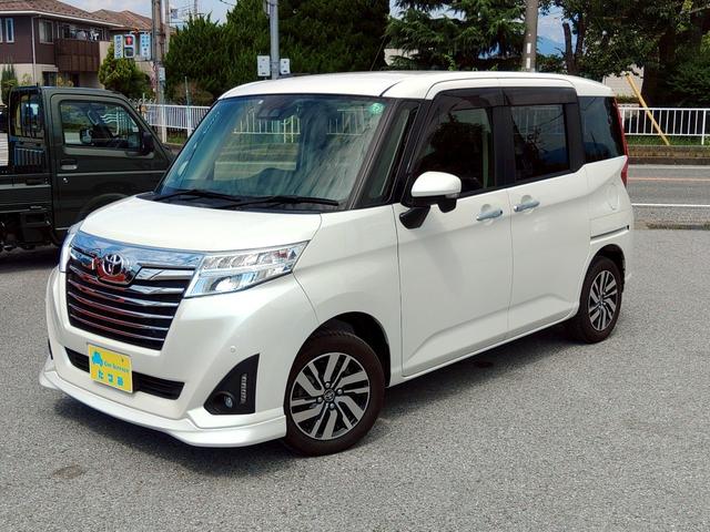 ルーミー カスタムＧ　ナビ　両側電動スライドドア　衝突軽減ブレーキ　ＬＥＤヘッドライト　アルミホイール　ドラレコ　クリアランスソナー　スマートキー　ＧＯＯ鑑定　保証　整備付（2枚目）