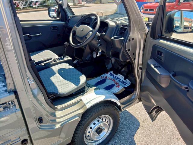 キャリイトラック ＫＣエアコン・パワステ　令和７年８月　届出済未使用車　４ＷＤ　オートマ　衝突被害軽減システム　パワーウィンドウ　クリアランスソナー　レーンアシスト　アイドリングストップ　横滑り防止機構　ＡＢＳ　エアコン　パワステ　　キーレス（21枚目）