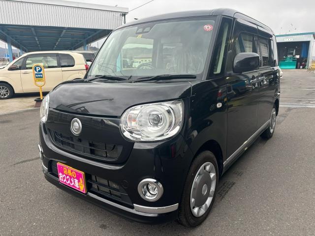 ムーヴキャンバス Gメイクアップ SAIII 4WD 純正8インチナビ TV バックカメラ リモコンエンジンスターター LEDヘッドライト プッシュスタート 両側電動スライドドア(2枚目)