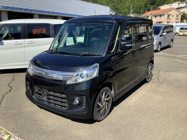 スペーシアカスタム ＴＳ　ターボ　ＣＶＴ　レーダーブレーキサポート装着車　後席両側電動スライドドア（3枚目）