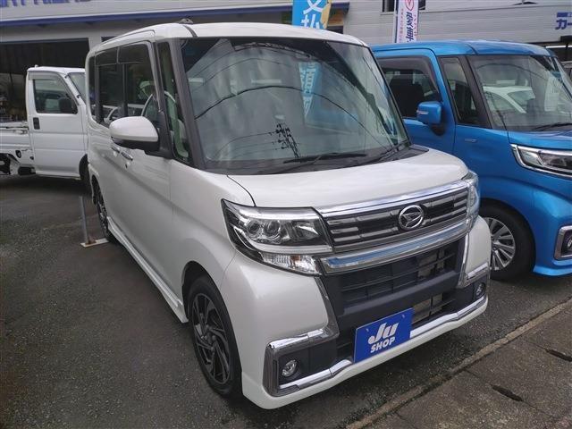 タント カスタムＲＳ　トップエディションＳＡＩＩＩ　４ＷＤ　両側電動スライドドア　ナビ　ＥＴＣ　スマートキー　プッシュ式エンジンスタート　記録簿　アルミホイール　ＬＥＤヘッドライト（5枚目）