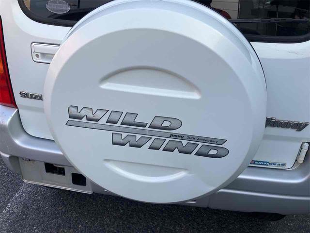ジムニー ワイルドウインド　４ＷＤ　キーレスエントリー　ＡＴ　ＡＢＳ　ＣＤ　ＭＤ　カセット　アルミホイール　衝突安全ボディ　エアコン　パワーウィンドウ（20枚目）
