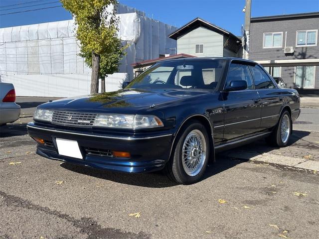 マークII グランデＧ　スーパーチャージャー　当時物ボルクグループＡ　純正リップ　ローダウン　ＥＴＣ　オートクルーズコントロール　アルミホイール　オートライト　ＡＴ　パワーシート　カセット　エアコン　パワーステアリング（3枚目）