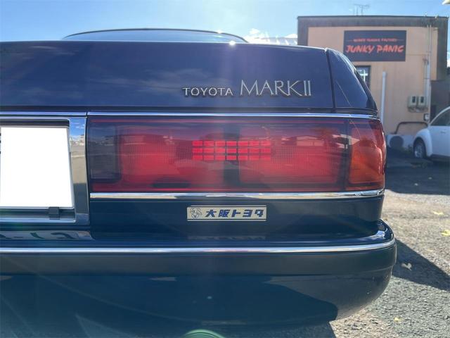 マークII グランデＧ　スーパーチャージャー　当時物ボルクグループＡ　純正リップ　ローダウン　ＥＴＣ　オートクルーズコントロール　アルミホイール　オートライト　ＡＴ　パワーシート　カセット　エアコン　パワーステアリング（24枚目）