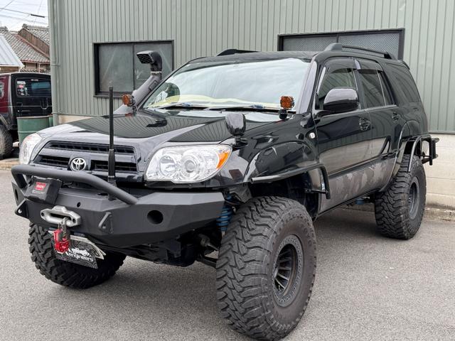 ハイラックスサーフ ＳＳＲ－Ｘ　アメリカンＶｅｒ　ビルシュタインリフトアップキット　ラテラルロッド　ＷＡＲＮ　ＵＲ８０００－Ｓ　ＦＡＣＴＯＲ５５　ソリッドレーシングタービンＺ１　ＴＯＹＯ　Ｍ／Ｔ　３１５／７５／１６　シュノーケル（26枚目）