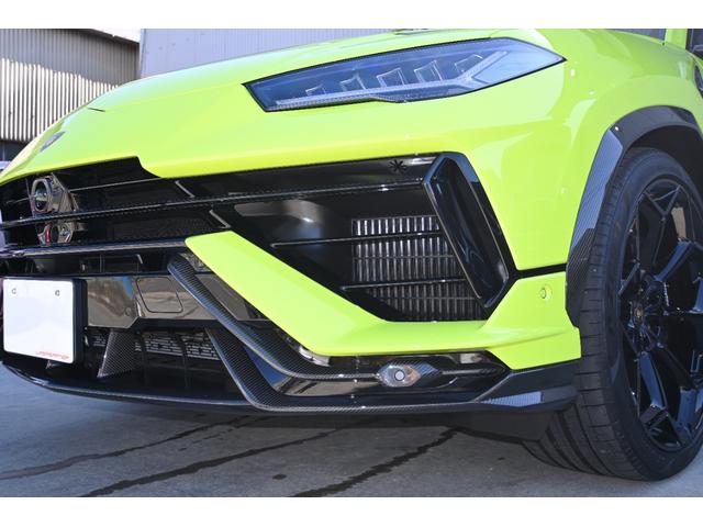 ウルス 　ペルフォルマンテ　ＯＰ９８０　ＶｅｒｄｅＳｃａｎｄａｌ　２３インチ鍛造チタンボルトＡＷ　パノラマルーフ　カーボンシャイニーインテリア　レッドインナーハンドル　ダークＰＫＧ　ブラックアクラポヴィッチ（43枚目）