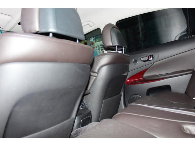 GS GS350 GS350 タイミングチェーンエンジン 黒革シート パワーシート シートヒーターエアコン マルチナビ ビルトインETC 18インチアルミ スマートキー オイルタネーター、イグニッションコイル交換済(54枚目)
