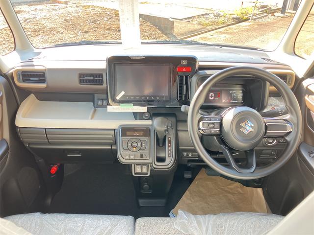 スペーシア ハイブリッドＸ　４ＷＤ　全周囲カメラ　両側電動スライドドア　ナビ　ＴＶ　クリアランスソナー　衝突被害軽減システム　オートライト　ＬＥＤヘッドランプ　スマートキー　アイドリングストップ　電動格納ミラー　シートヒーター（2枚目）