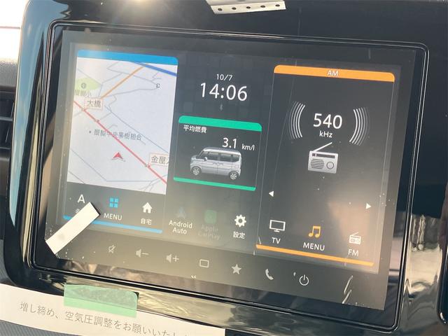 スペーシア ハイブリッドＸ　４ＷＤ　全周囲カメラ　両側電動スライドドア　ナビ　ＴＶ　クリアランスソナー　衝突被害軽減システム　オートライト　ＬＥＤヘッドランプ　スマートキー　アイドリングストップ　電動格納ミラー　シートヒーター（4枚目）