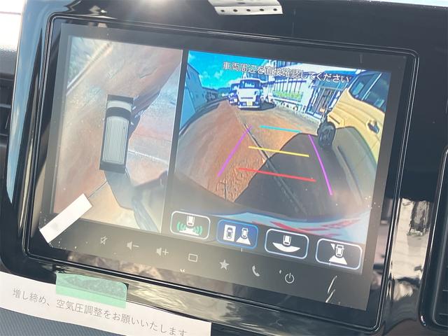 スペーシア ハイブリッドＸ　４ＷＤ　全周囲カメラ　両側電動スライドドア　ナビ　ＴＶ　クリアランスソナー　衝突被害軽減システム　オートライト　ＬＥＤヘッドランプ　スマートキー　アイドリングストップ　電動格納ミラー　シートヒーター（5枚目）